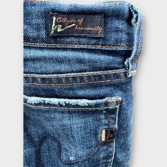Citizens of Humanity, Kelly cropped stretch jeans size 26”. - Picture 2 of 5